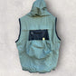 PUMA VINTAGE OLIVE GREEN HIKING WINDBREAKER HOODED VEST