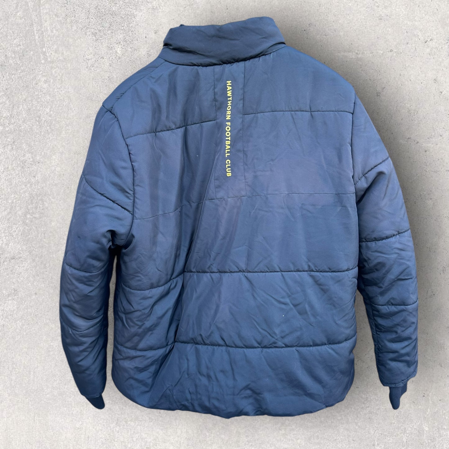 HAWTHORN HAWKS ON FIELD AFLW PUFFER JACKET ISSUED TO TEAM MANAGER