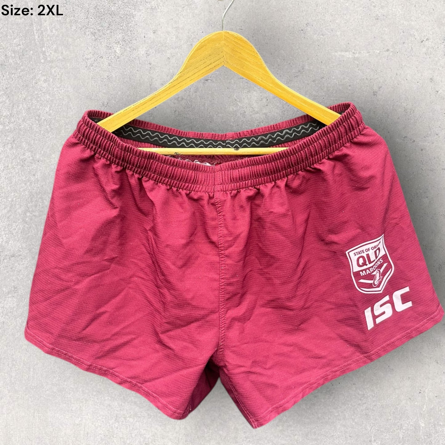 QUEENSLAND MAROONS ISC PLAYER GRIP MATCH SHORTS