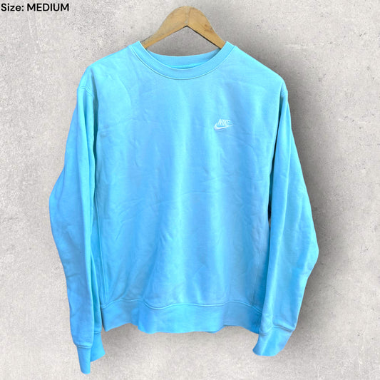 NIKE LIGHT BLUE PULLOVER JUMPER