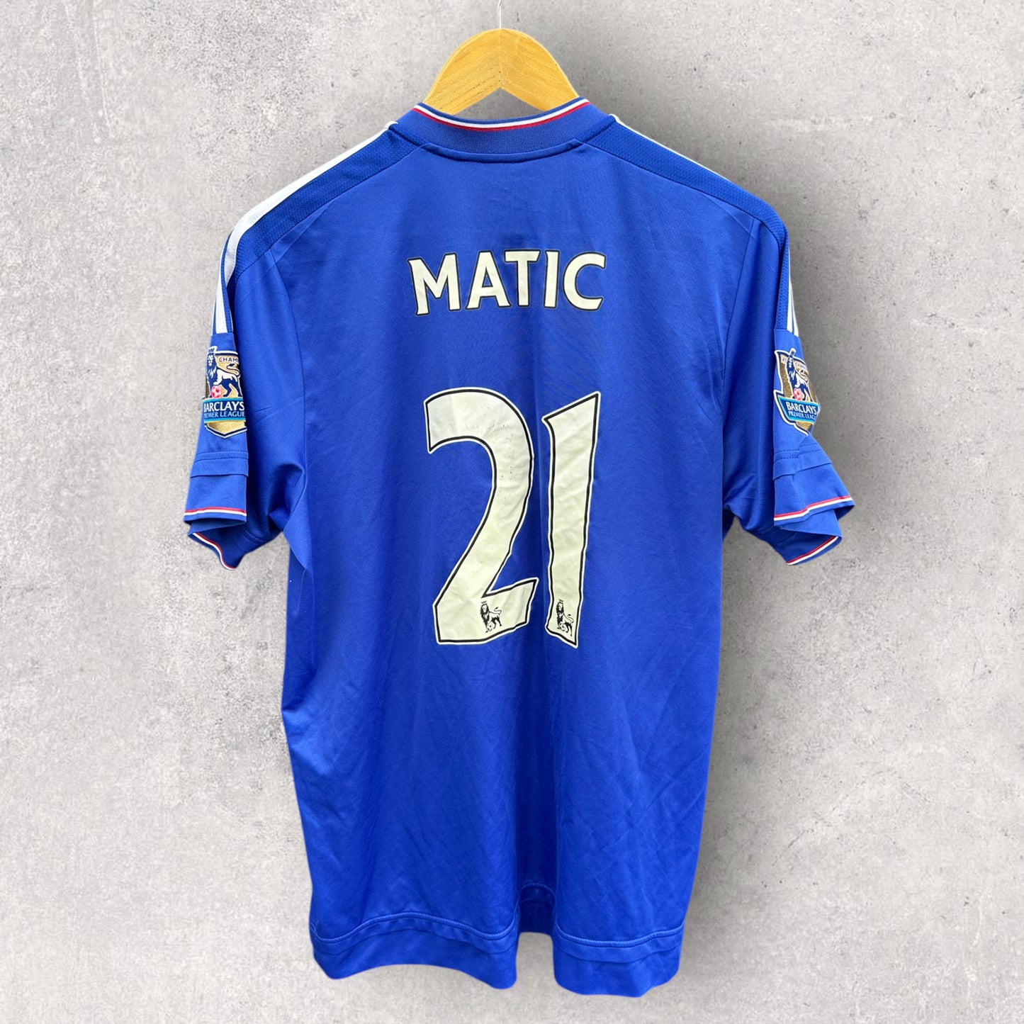 NEMANJA MATIC CHELSEA 2015-2016 ADIDAS HOME JERSEY