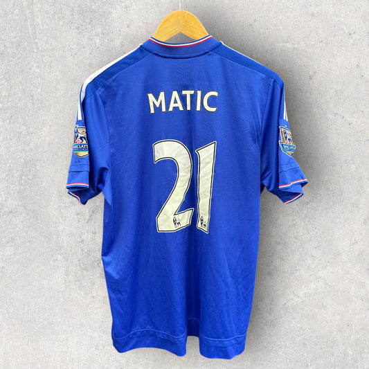 NEMANJA MATIC CHELSEA 2015-2016 ADIDAS HOME JERSEY