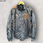 GWS GIANTS BLK GREY HOODED AFL JACKET