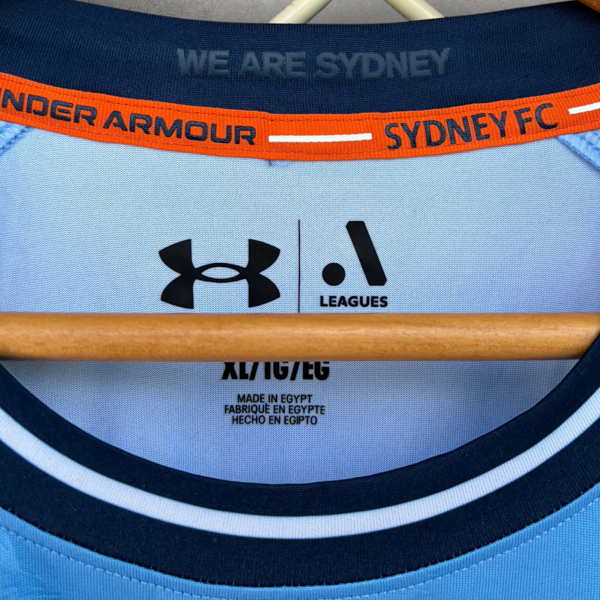 Sydney FC 2024-2025 Home Under Armour A league Football Jersey
