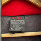 FUBU VINTAGE HALF ZIP GREY FLEECE PULLOVER JUMPER