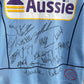 NSW BLUES 2010 ELITE PLAYER CUT JERSEY SIGNED BY SQUAD 77/100