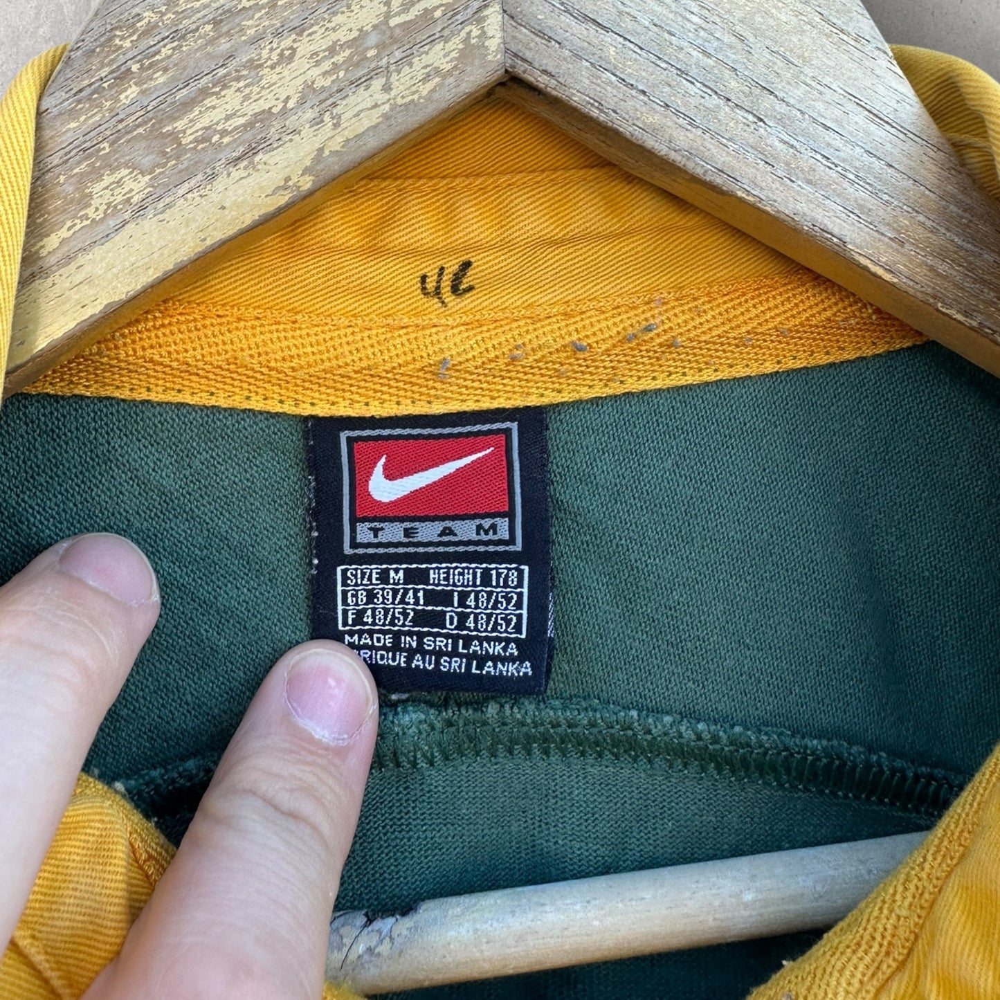 SOUTH AFRICAN SPRINGBOKS NIKE VINTAGE LONG SLEEVE RUGBY UNION JERSEY