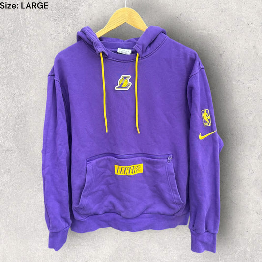LA LAKERS PURPLE NIKE HOODED JUMPER