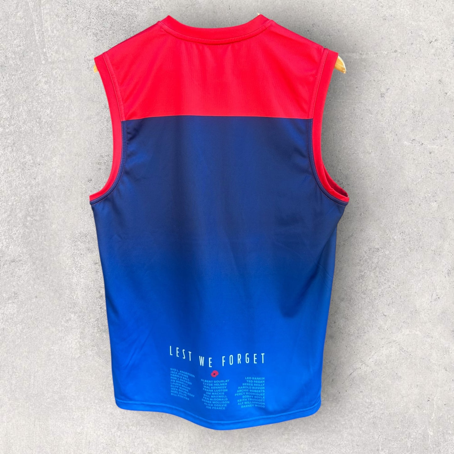 MELBOURNE DEMONS 2019 ANZAC GAME GUERNSEY