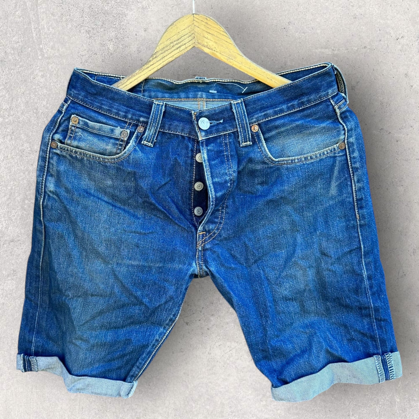 LEVI STRAUSS 501 DENIM SHORTS