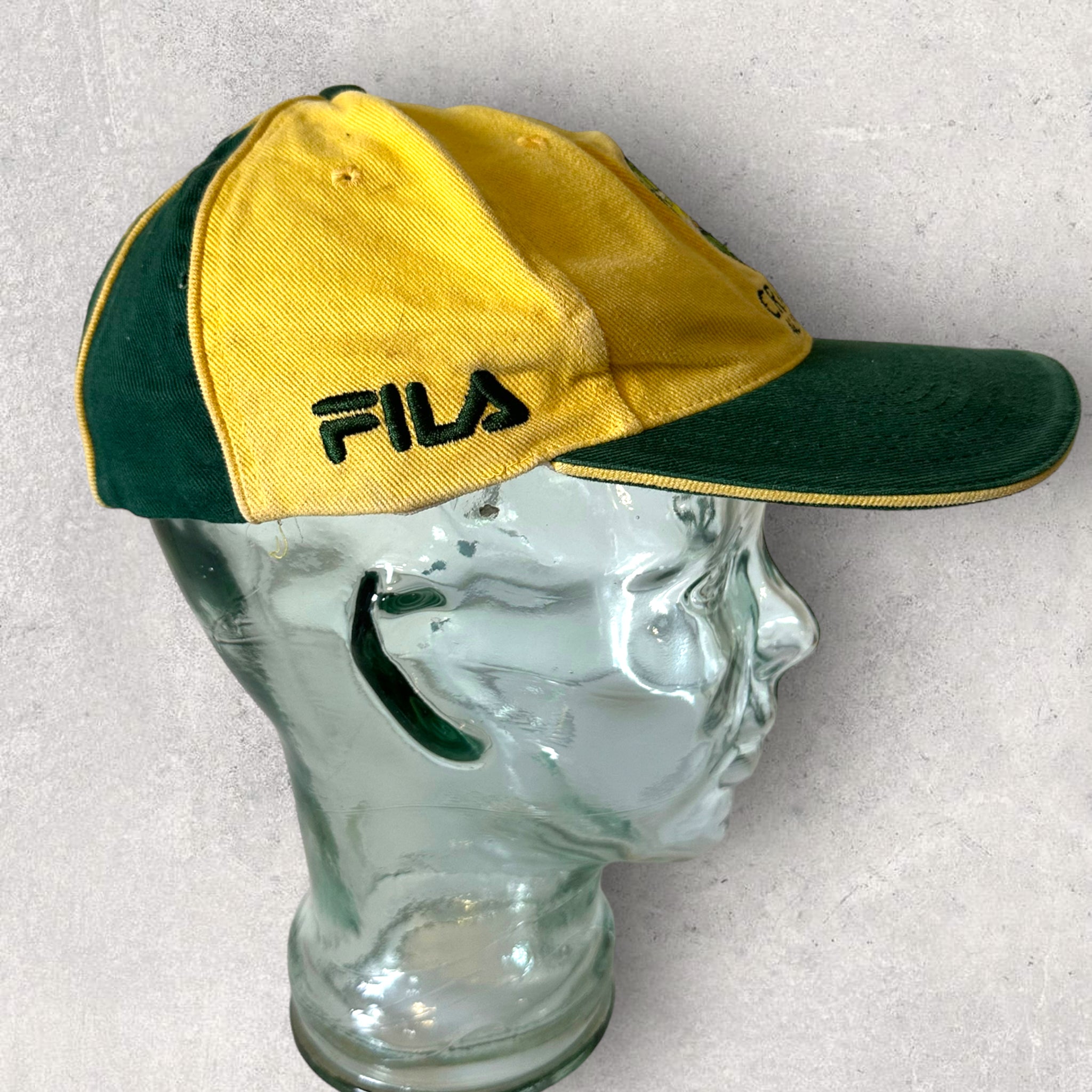 CRICKET AUSTRALIA VINTAGE FILA FITTED HAT THRILLOFTHETHRIFT