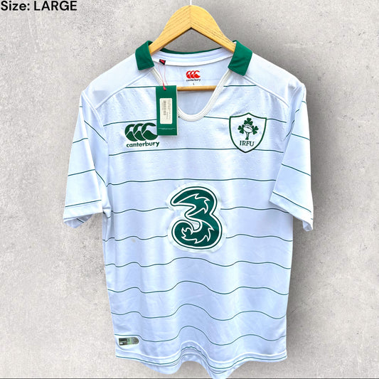 IRELAND 2014 ALTERNATE RUGBY UNION CANTERBURY JERSEY BRAND NEW WITH TAGS