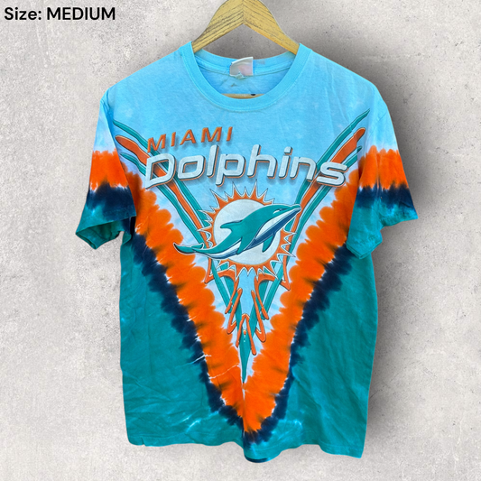 Miami Dolphins Vintage Short Sleeve 1990s Shirt