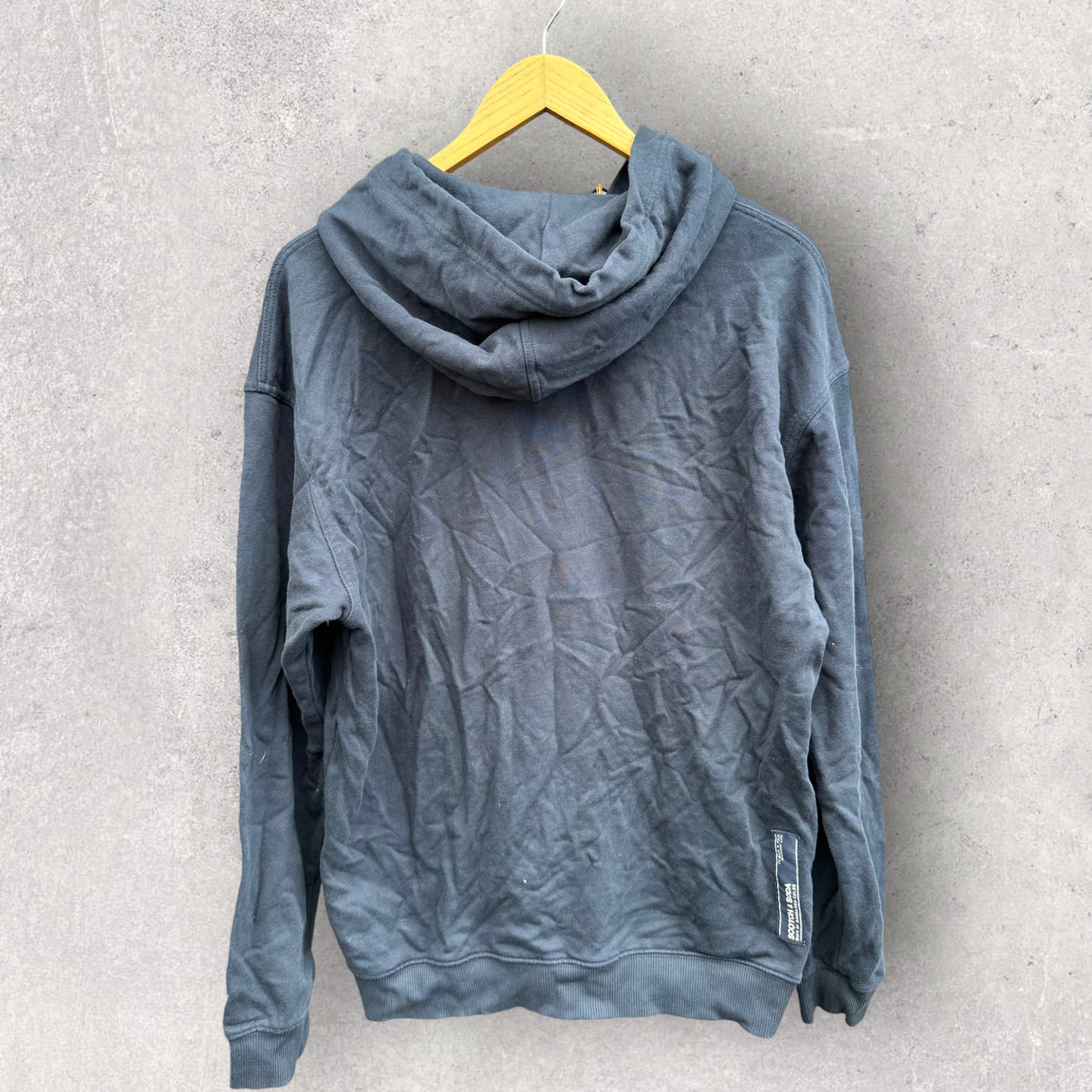 SCOTCH & SODA BLUE HOODED JUMPER