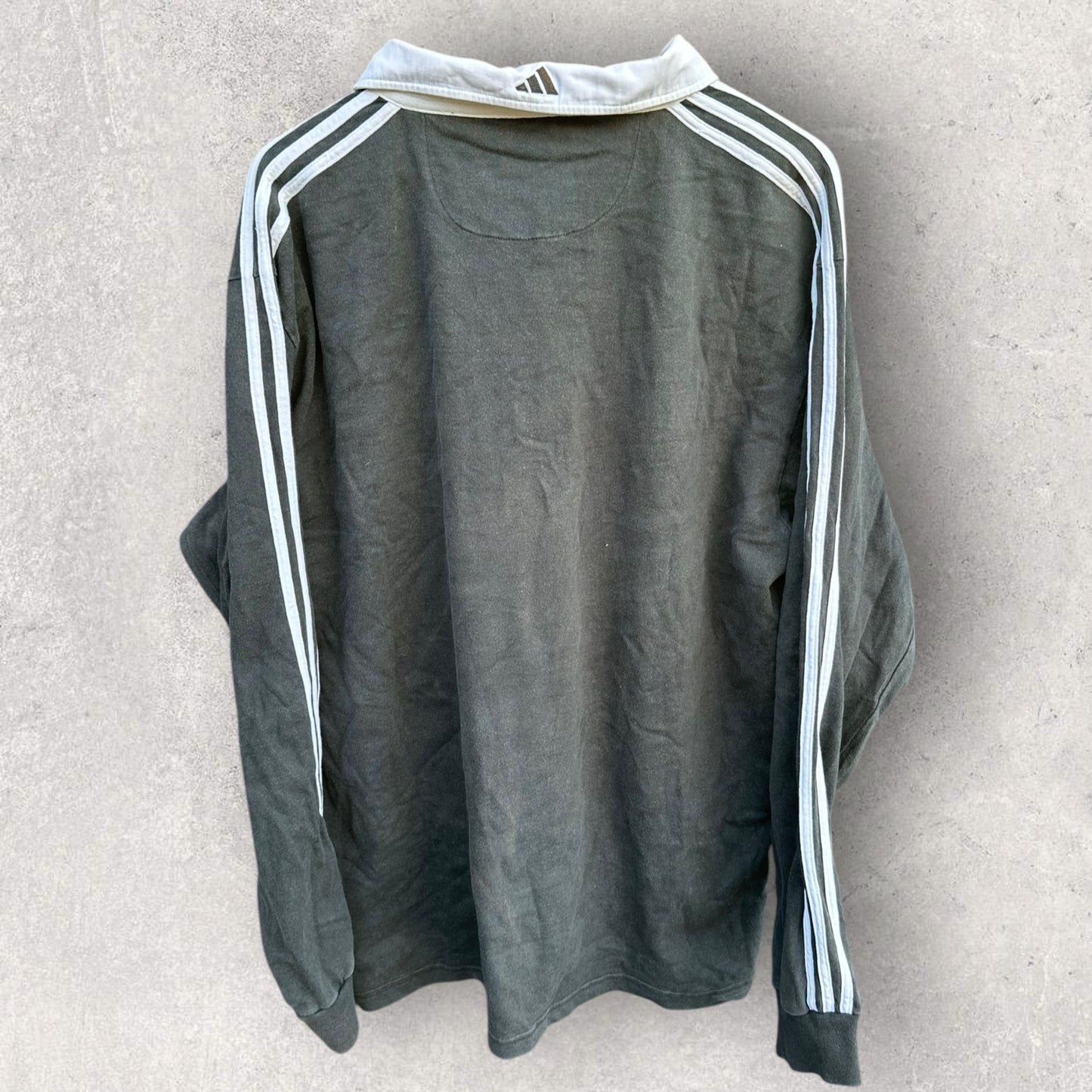 NEW ZEALAND ALL BLACKS ADIDAS 1999 LONG SLEEVE COTTON JERSEY