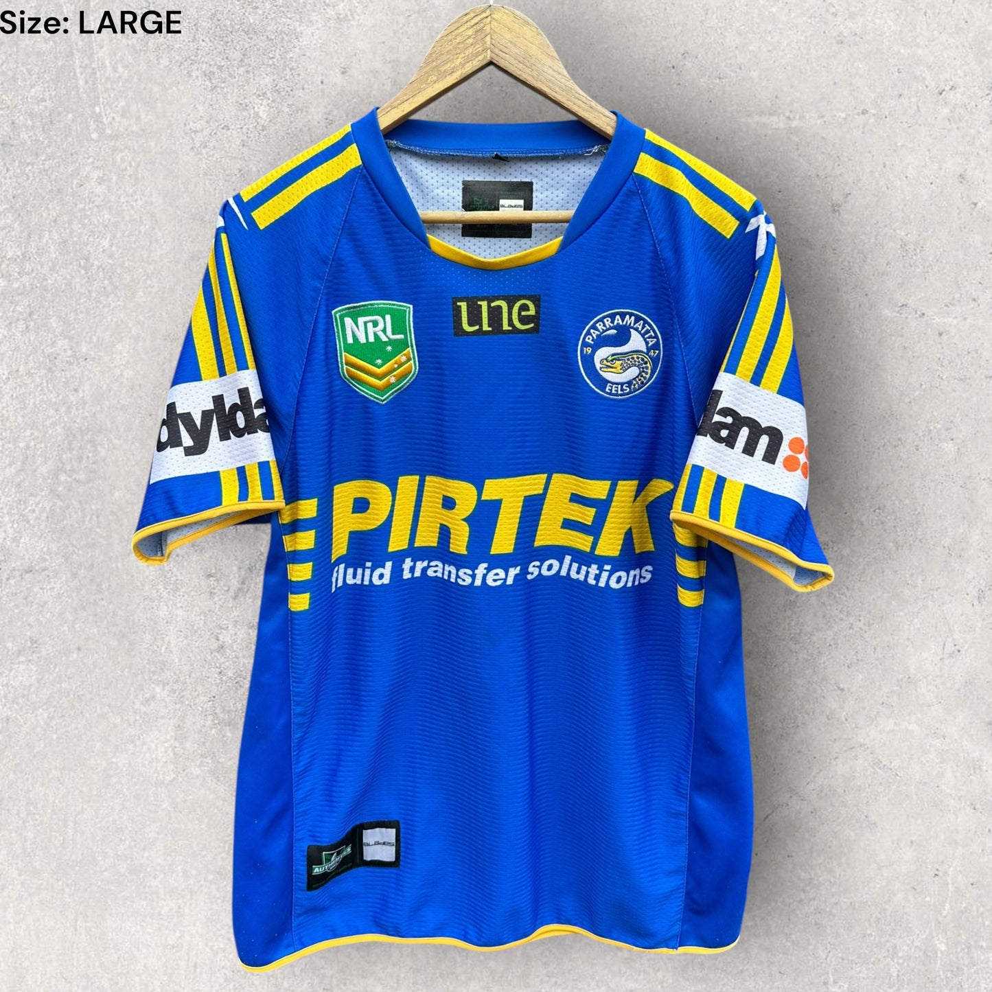 Parramatta Eels 2013 Home X-Blades Blue Nrl Rugby League Jersey