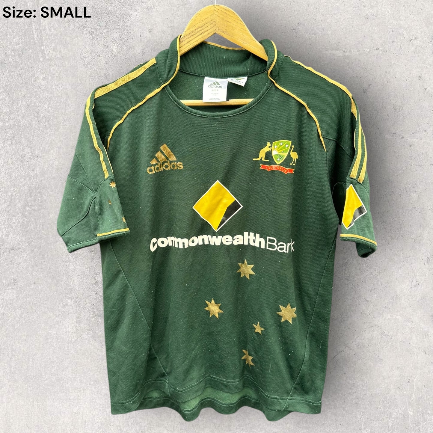 Cricket Australia Adidas ODI Comm Bank Short Sleeve Jersey