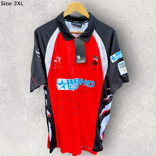 SOUTH AUSTRALIAN REDBACKS CHAMPIONS LEAGUE T20 SIGNED JERSEY BRAND NEW WITH TAGS