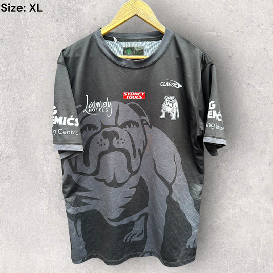 Canterbury Bulldogs Black Classic Rugby League Training Shirt