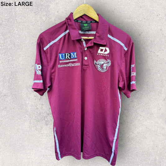 MANLY WARRINGAH SEA EAGLES MEDIA POLO SHIRT