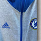 Chelsea FC 2012 Adidas Football Grey Hooded Full Zip Jacket