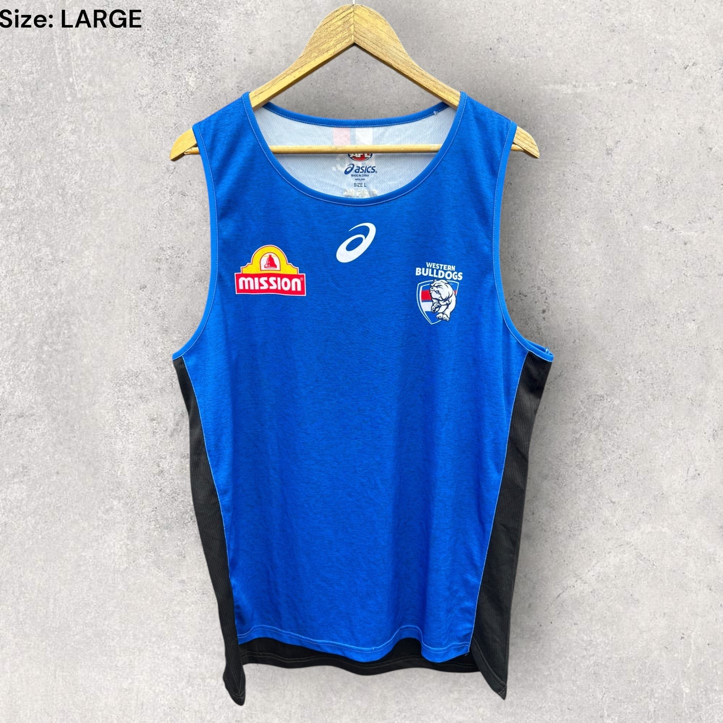 Western Bulldogs ASICS On field AFL Training Singlet