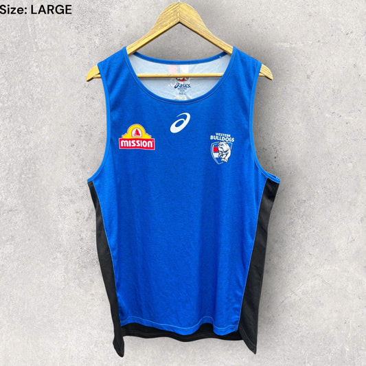 Western Bulldogs ASICS On field AFL Training Singlet