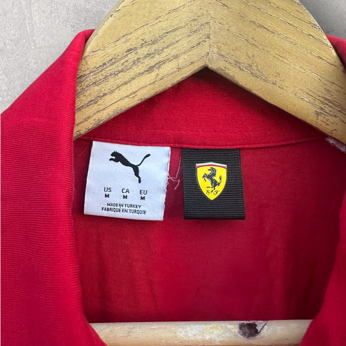 Ferrari X Puma Motorsport Red Polo Racing Shirt