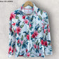TOMMY BAHAMA WOMENS FULL ZIP FLORAL JACKET