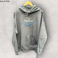 NEW YORK YANKEES THERMA BASE GREY MAJESTIC HOODED JUMPER