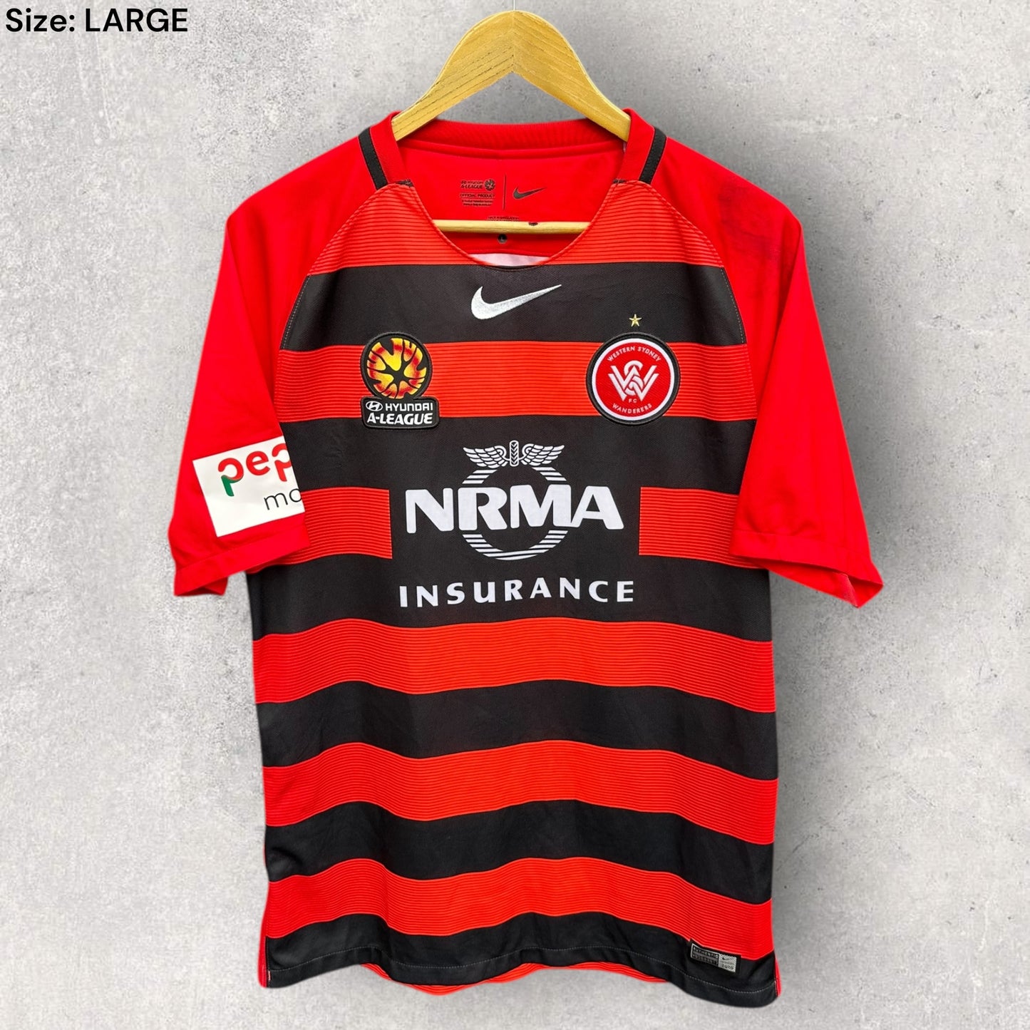 WESTERN SYDNEY WANDERERS 2016-2017 NIKE HOME JERSEY