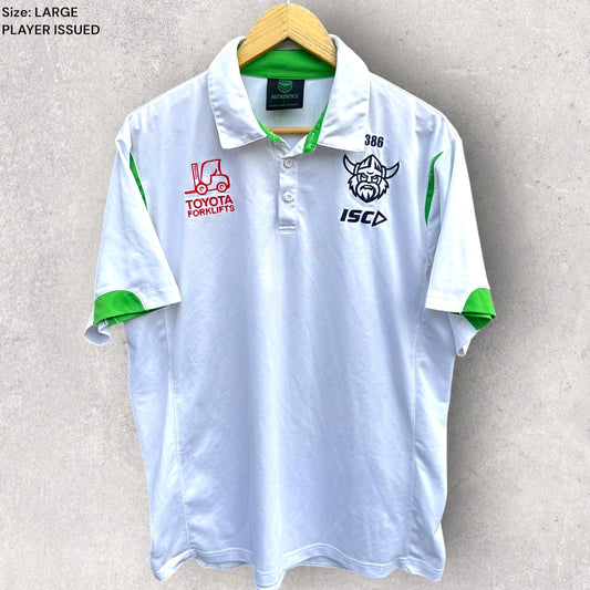 CANBERRA RAIDERS MEDIA POLO PLAYER ISSUED TO ALBERT HOPOATE