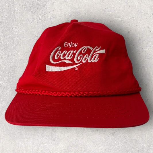 COCA COLA VINTAGE SNAPBACK RED HAT