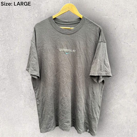 Liverpool FC Nike 2024-2025 Max90 Dark Grey Travel Shirt