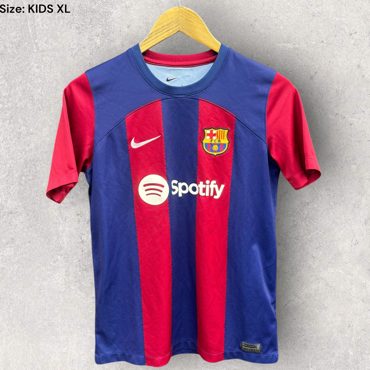 BARCELONA 2023-2024 NIKE HOME KIDS JERSEY