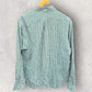 RALPH LAUREN POLO GREEN & WHITE CHECKERED LONG SLEEVE BUTTON UP SHIRT