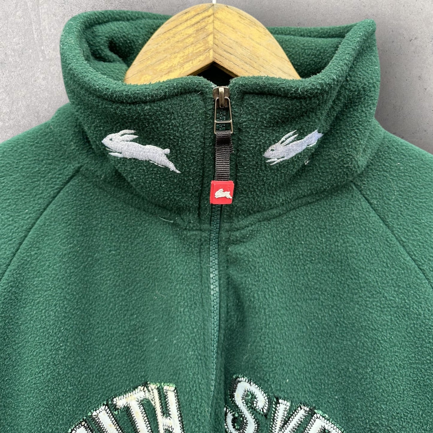 South Sydney Rabbitohs 2007 100 Seasons Chest Zip Fleece Nrl Jumper