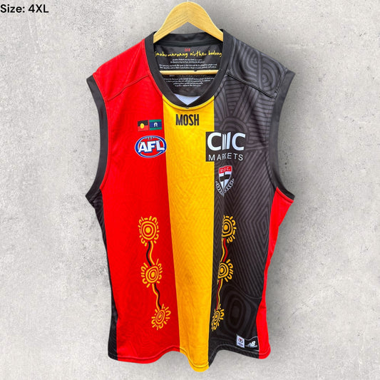 ST KILDA SAINTS NEW BALANCE 2023 INDIGENOUS GUERNSEY