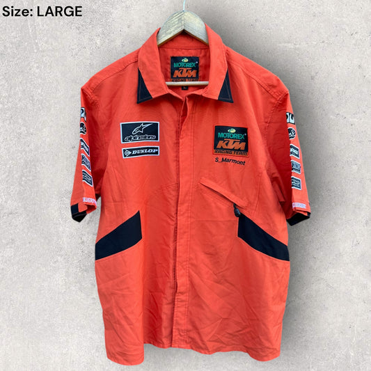 KTM MOTOREX RACING TEAM MARMONT BUTTON UP SHIRT