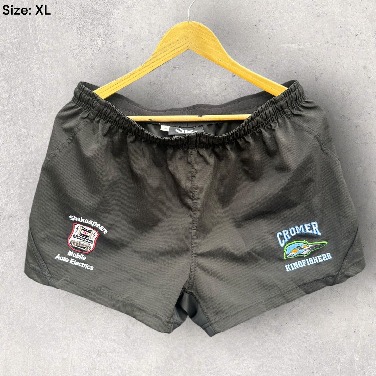 CROMER KINGFISHERS RUGBY LEAGUE MATCH WORN SHORTS