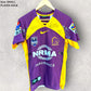 BRISBANE BRONCOS 2011 NIKE HOME PLAYER WORN JERSEY SIGNED