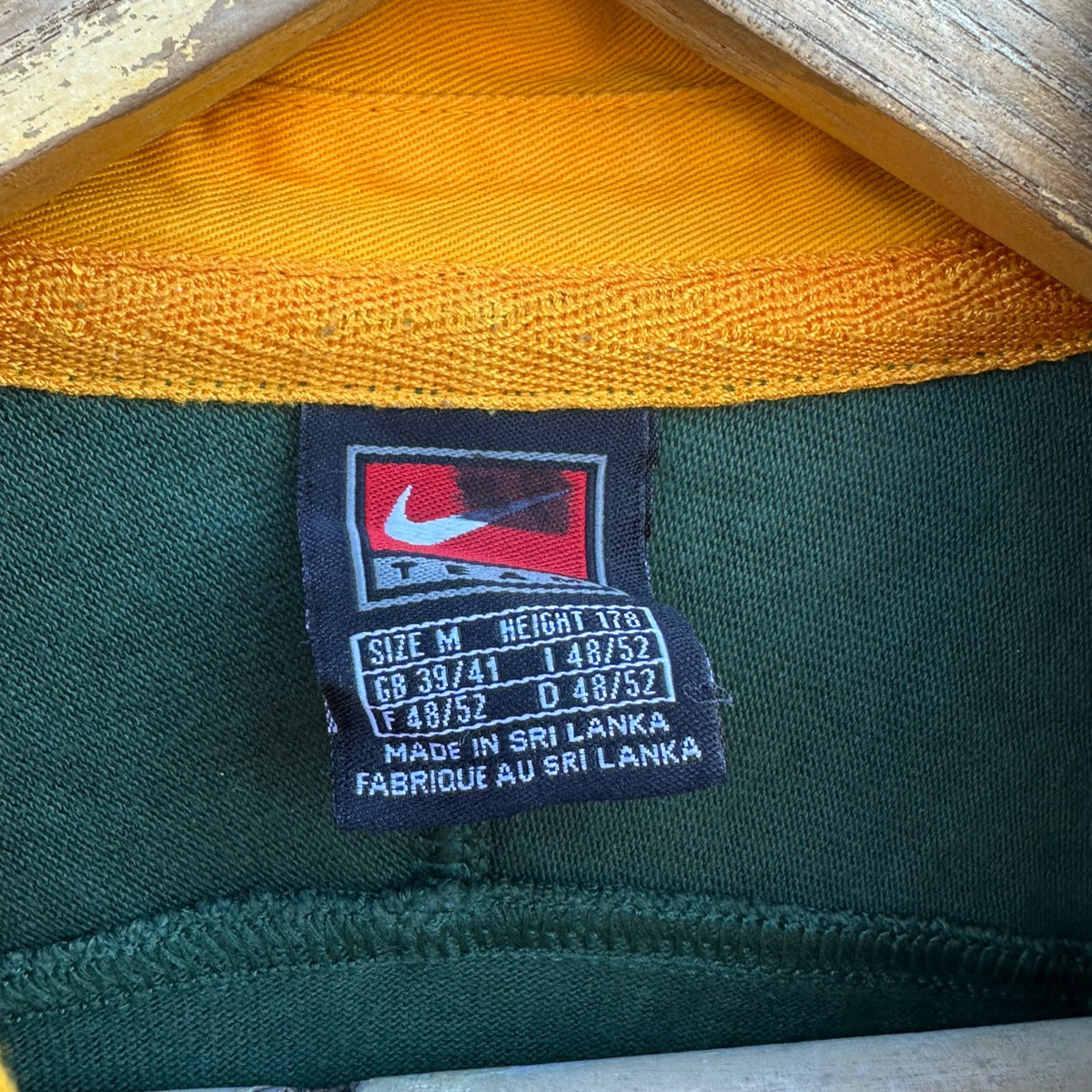South African Springboks Nike Vintage Long Sleeve Cotton Rugby Union Jersey