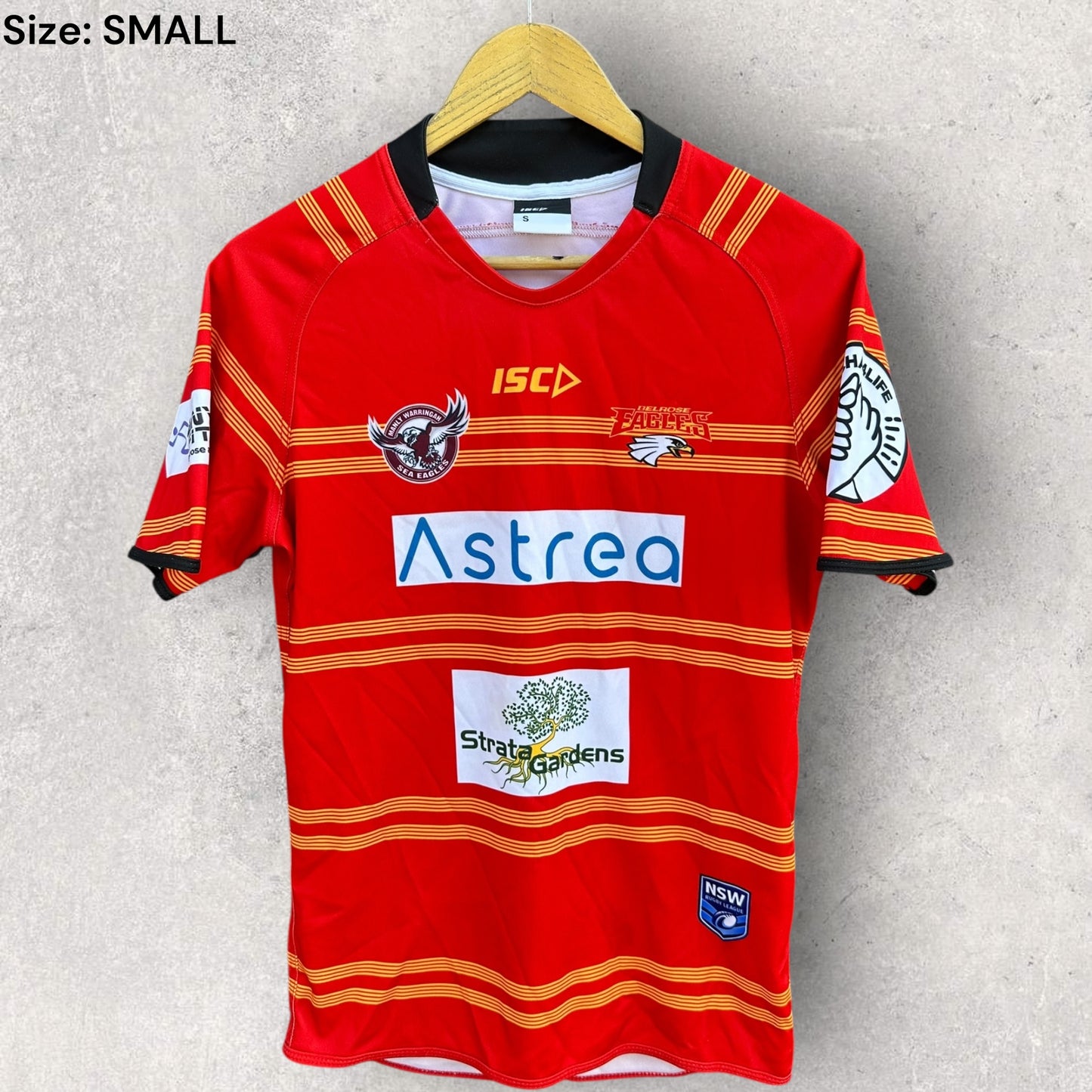 BELROSE EAGLES ISC NSW RUGBY LEAGUE MATCH JERSEY