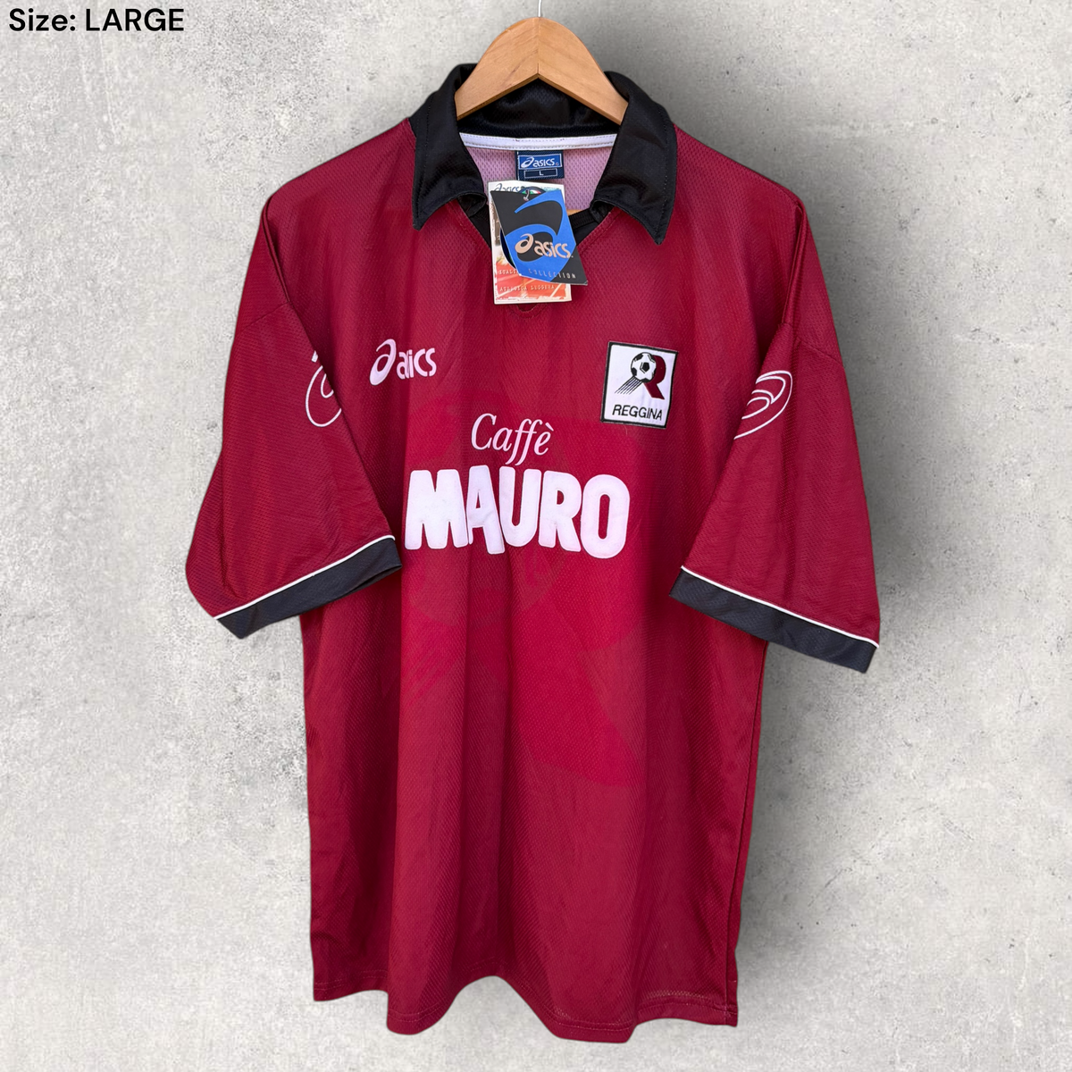 AS Reggina 1914 ASICS 1999 Home Football Vintage Jersey Brand New