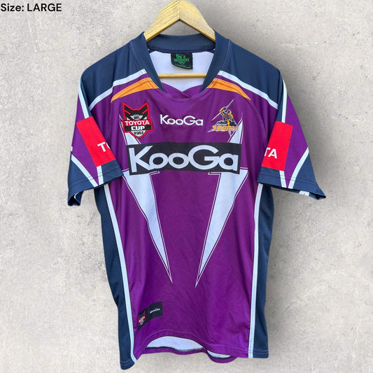 MELBOURNE STORM TOYOTA CUP MATCH WORN #16 JERSEY