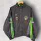 Canberra Raiders ISC Vintage Full Zip Black Windbreaker Jacket