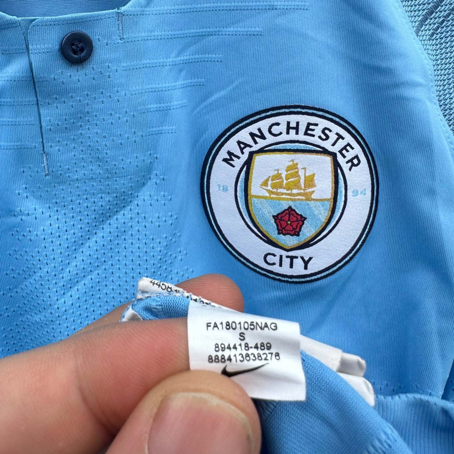 MANCHESTER CITY 2018-2019 VAPORKNIT HOME JERSEY