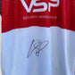 SOUTH SYDNEY RABBITOHS 2023 CAPTAINS RUN JERSEY PLAYER WORN + SIGNED BY DAN SULUKA FIFITA