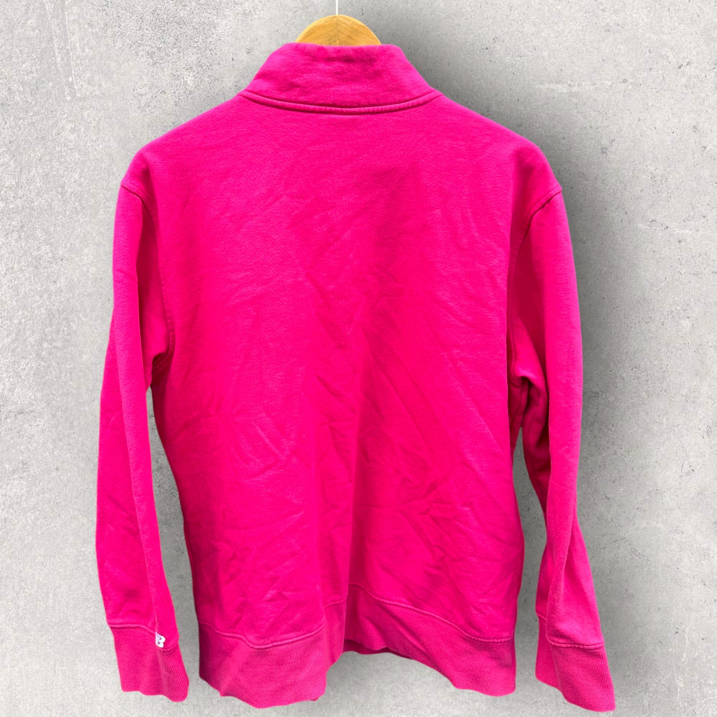 NEW BALANCE HALF ZIP PINK PULLOVER JACKET