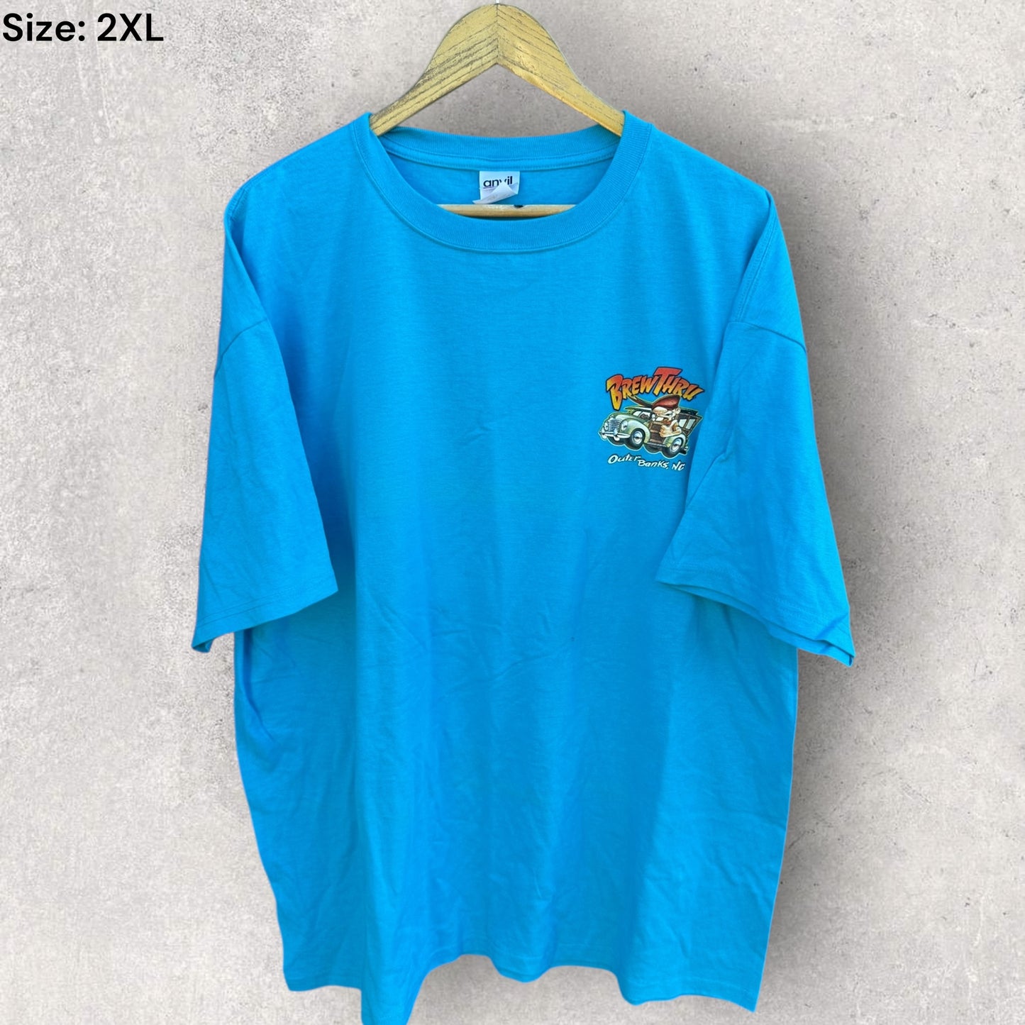 BREW THRU VINTAGE ANVIL SHORT SLEEVE SHIRT